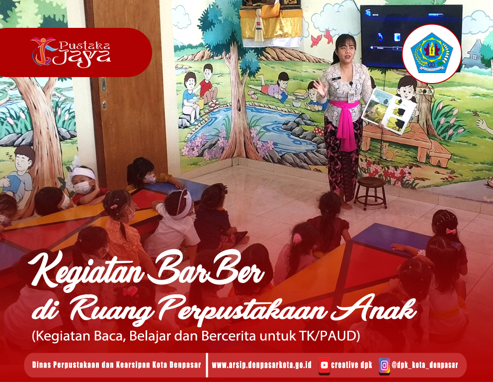 Foto Kunjungan PAUD di Perpustakaan Anak